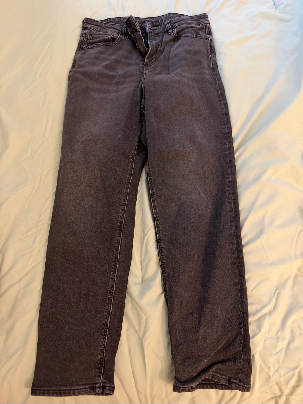 American Eagle Outfitters Straight Leg Jeans in Black